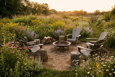 The Fire Pit That Made Our Backyard the Neighborhood Hangout