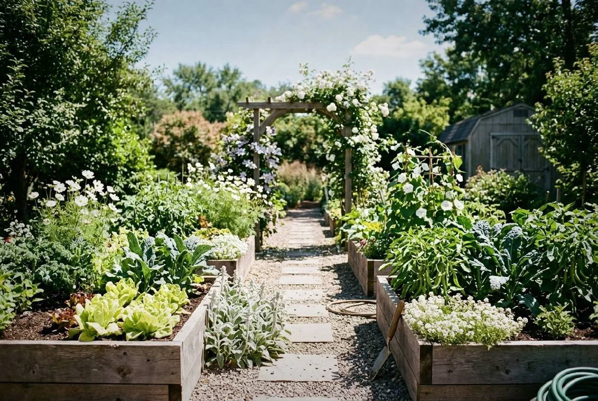 Moon Garden Ideas: White Flowers and Silver Foliage