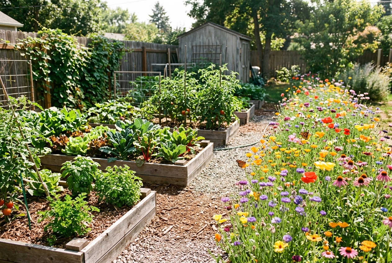 Close-up of monarch butterfly on purple coneflower